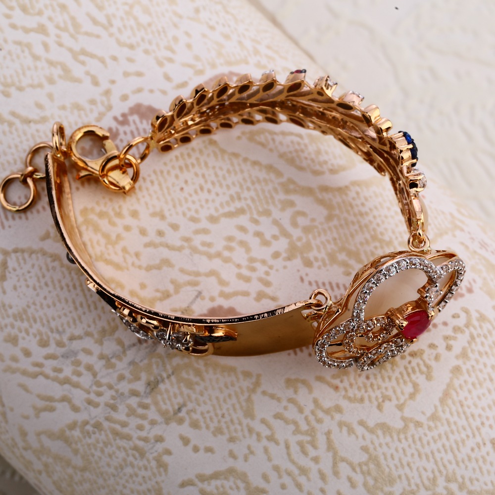 18KT Rose Gold women's hallmark Bracelet RLKB353 - Image 2
