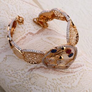 18KT Rose Gold Kada Bracelet RLKB345