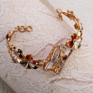 750 Rose Gold Exclusive Ladies Kada Bracelet RLKB333