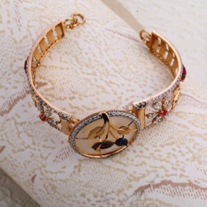 750 Rose Gold Ladies Kada bracelet RLKB329