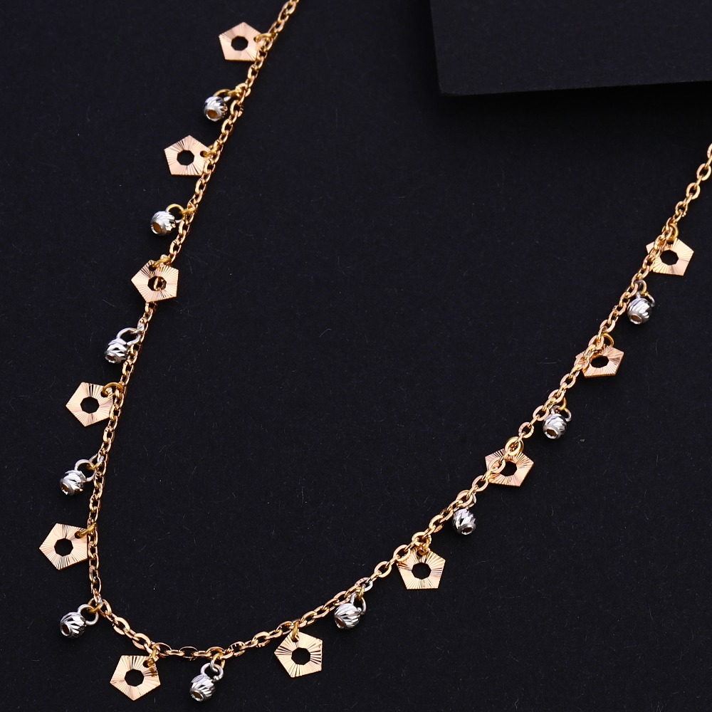 750 Rose Gold Designer Ladies Tanmaniya RTM410 - Image 2