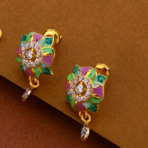916 Gold Ladies Gorgeous   CZ Mangalsutra Pendant Set MP306