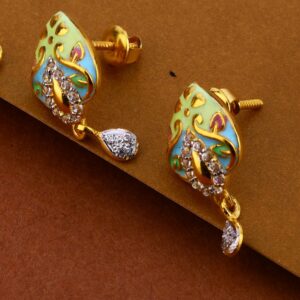 916 Gold Ladies Exclusive CZ Mangalsutra Pendant Set MP304