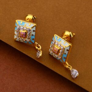 916 Gold CZ Ladies Gorgeous Mangalsutra Pendant Set MP298