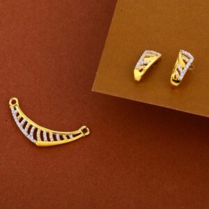 22CT Gold Hallmark Women's Gorgeous Mangalsutra Pendant Set MP371