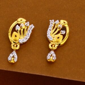 22CT Gold Ladies CZ Fancy Mangalsutra Pendant Set MP362