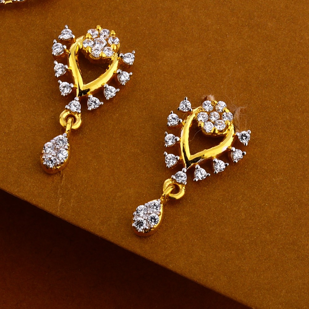 22KT Gold Ladies fancy CZ Mangalsutra Pendant MP346 - Image 2