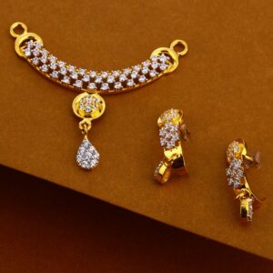 916 Gold Women's Hallmark fancy Mangalsutra Pendant MP339