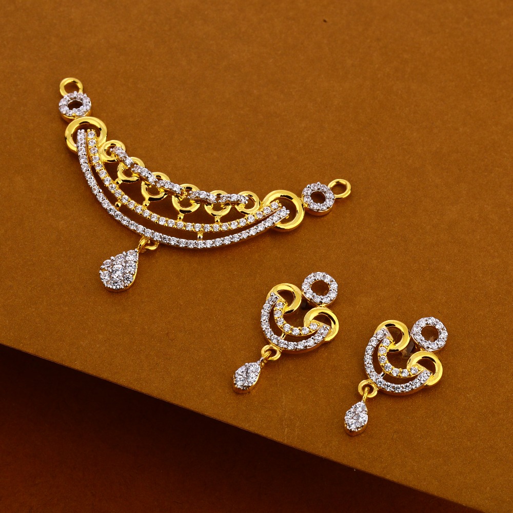 916 Gold Women's Hallmark exclusive Mangalsutra Pendant MP338