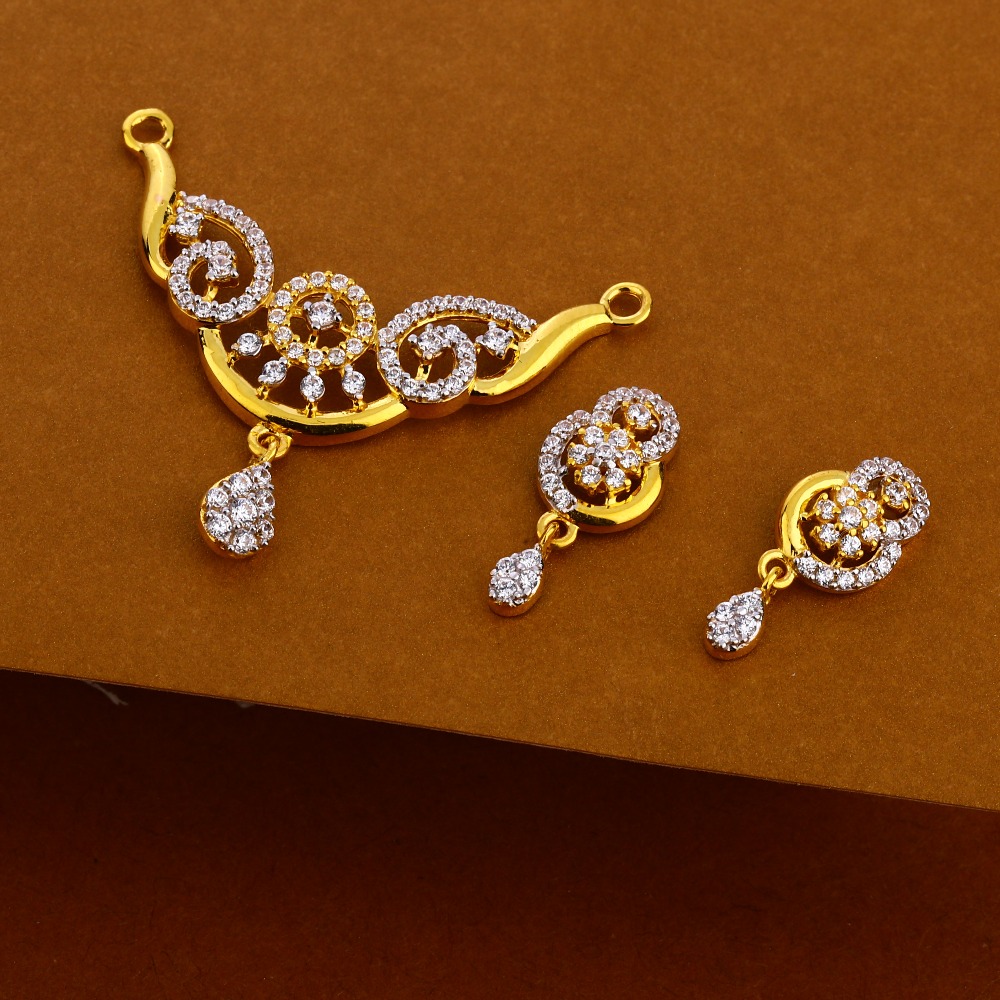 916 Gold Ladies Exclusive Mangalsutra Pendant MP330