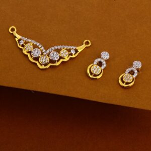 916 Gold Ladies Designer Mangalsutra Pendant MP328
