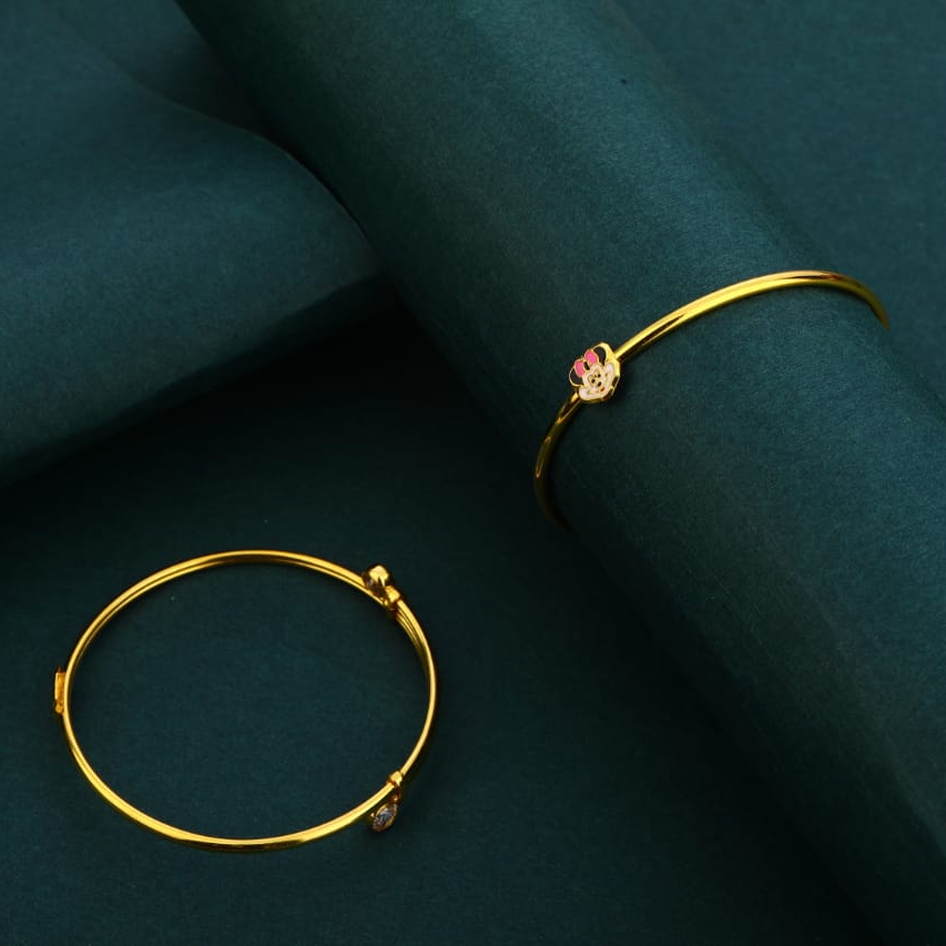 18kt gold cz exclusive kids kadali kk61