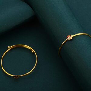 750 Gold CZ Hallmark Fancy Kids Kadali KK50