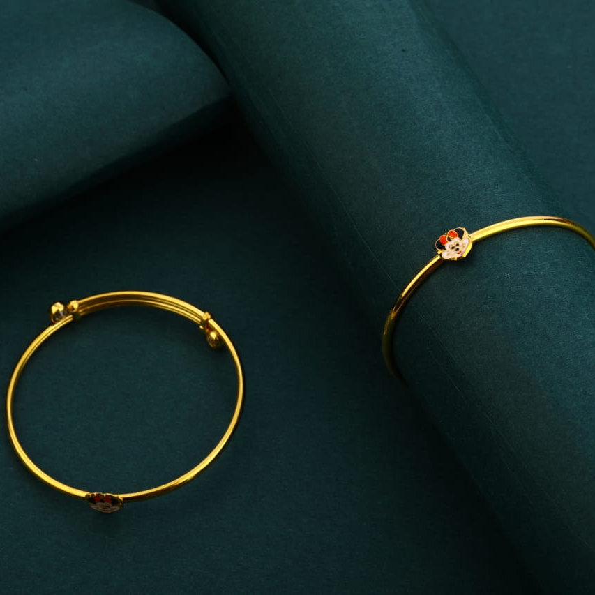 750 Gold CZ Hallmark Fancy Kids Kadali KK50