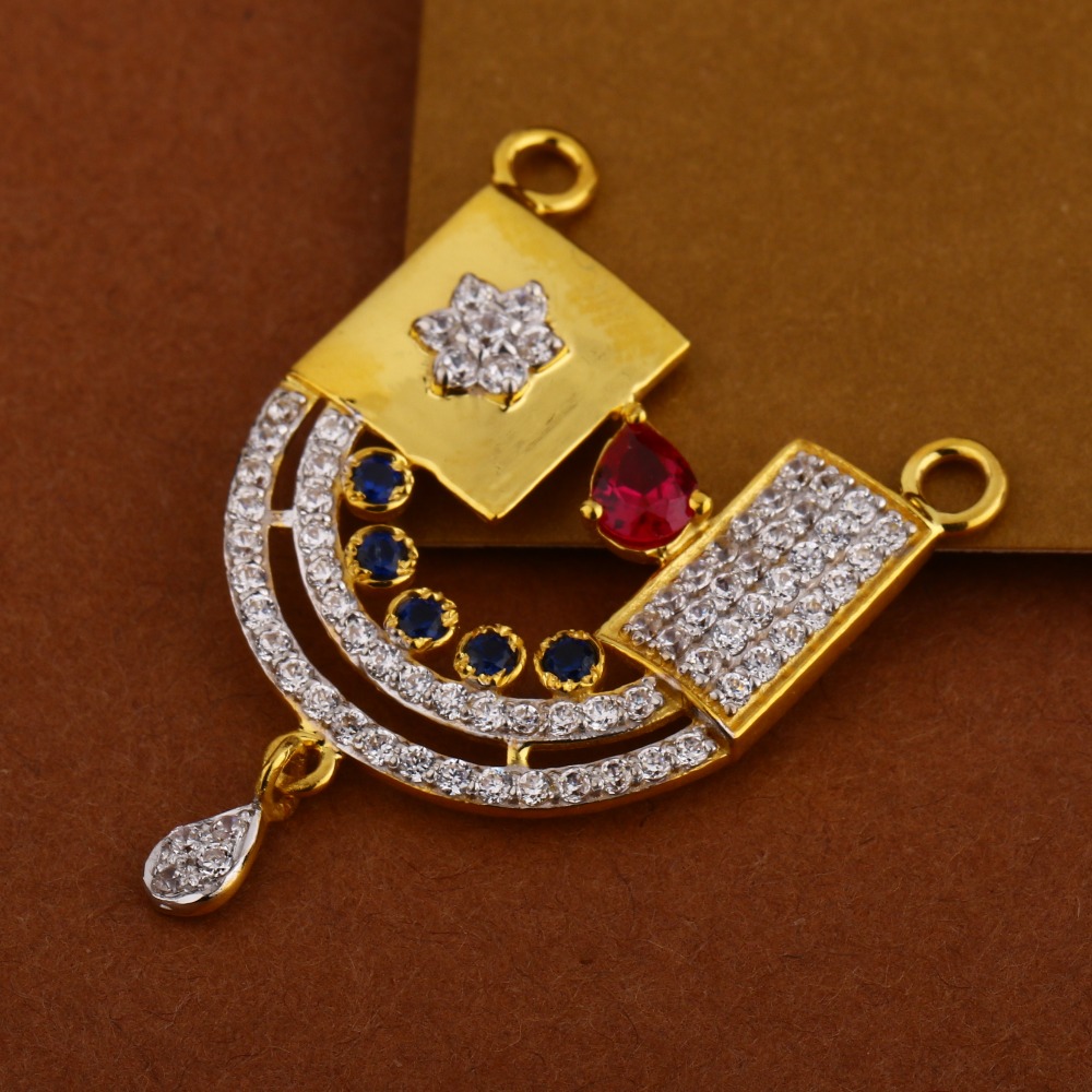 22KT Gold Women's Gorgeous Hallmark Mangalsutra Pendant MP324