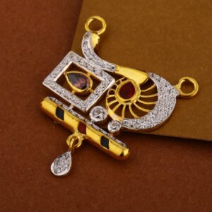 22KT  Gold Women's  Fancy  Hallmark  Mangalsutra Pendant MP323