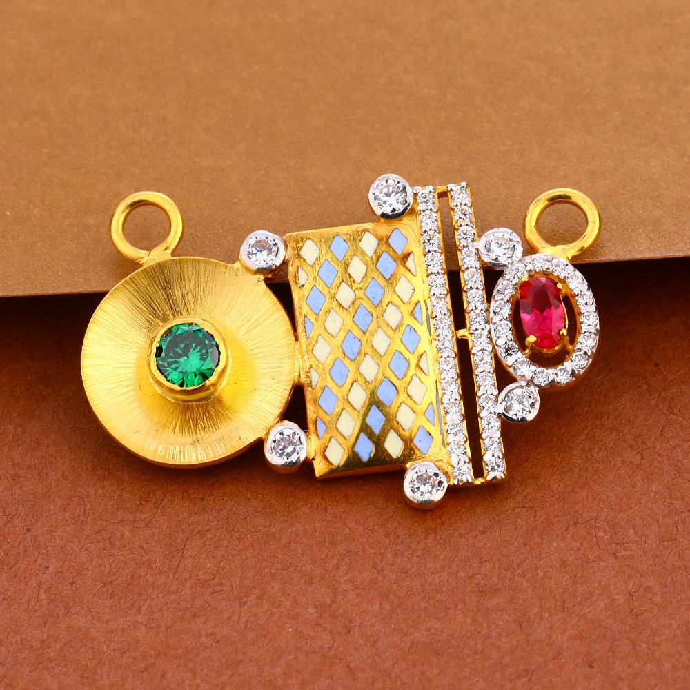 916 Gold Women's fancy Hallmark Mangalsutra Pendant MP390