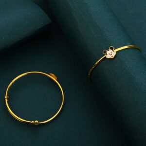 750 Gold CZ Fancy Kids Kadali KK51