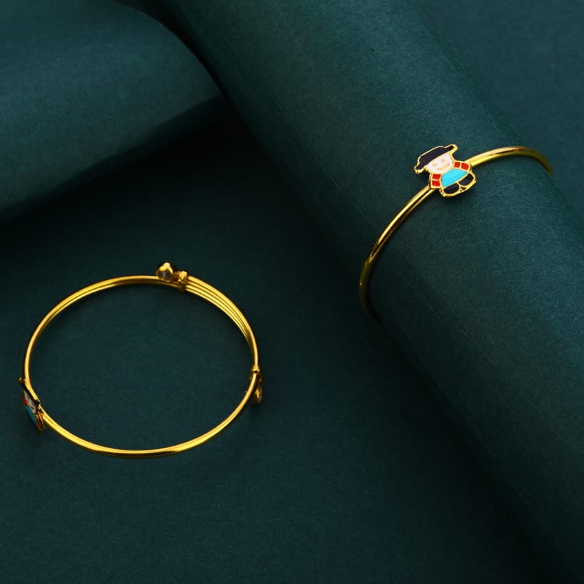 18kt gold hallmark delicate kids kadali kk54