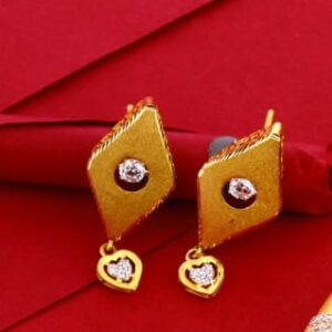 916 Gold CZ Fancy Ladies Necklace Set LN273
