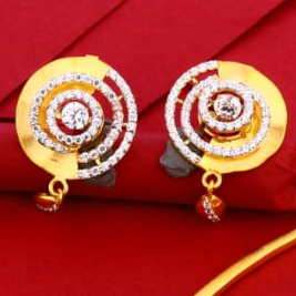 916 Gold CZ Designer Ladies Necklace Set LN281