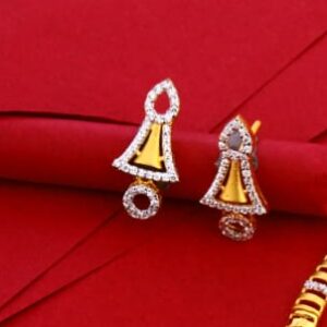 916 Gold CZ Classic Ladies Necklace Set LN284