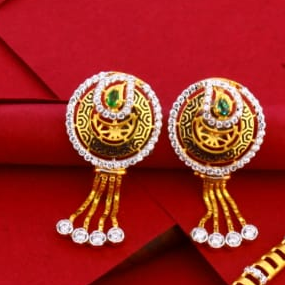 916 Gold Ladies Stylish Necklace Set LN280