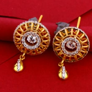 916 Gold Ladies Fancy Necklace Set LN289 - Image 2