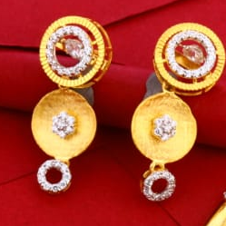916 Gold Ladies Delicate Necklace Set LN266 - Image 2