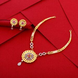 916 Gold Ladies Necklace Set LN272
