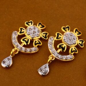 916 Gold CZ Hallmark Ladies Pendant Set FPS312