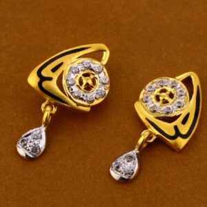 916 Gold CZ Hallmark Fancy Ladies Pendant Set FPS309