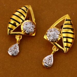 916 Gold CZ Hallmark Delicate Ladies Pendant Set FPS305