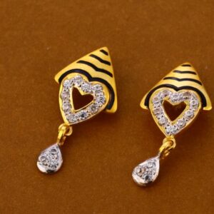 916 Gold CZ Hallmark Classic Ladies Pendant Set FPS304