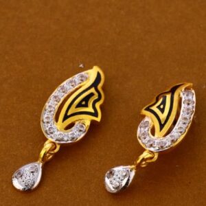 916 Gold CZ Hallmark Ladies Pendant Set FPS303