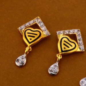 916 Gold CZ Exclusive Ladies Pendant Set FPS320