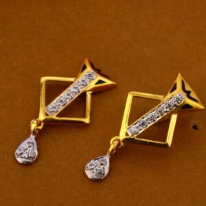 916 Gold CZ Exclusive  Ladies Pendant Set FPS318