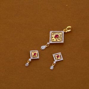 916 Gold Hallmark Gorgeous Ladies Pendant Set FPS224