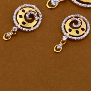 916 Gold Hallmark Fancy Ladies Pendant Set FPS225