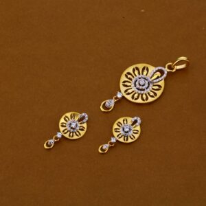 916 Gold Exclusive Ladies Pendant Set FPS238