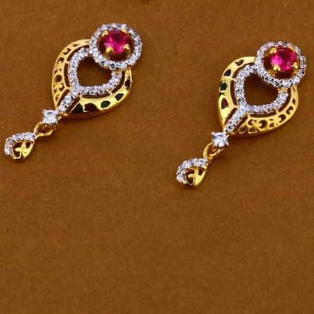 916 Gold Hallmark Gorgeous Ladies Pendant Set FPS224 - Image 2