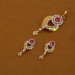 916 Gold Hallmark Gorgeous Ladies Pendant Set FPS224