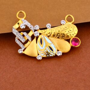 916 Gold Women's Classic Hallmark Mangalsutra Pendant  MP386