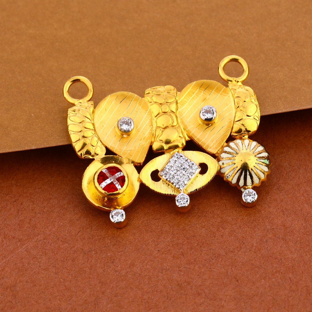 916 gold ladies gorgeous mangalsutra pendant  mp383