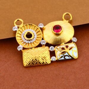 916 gold ladies fancy mangalsutra pendant  mp382