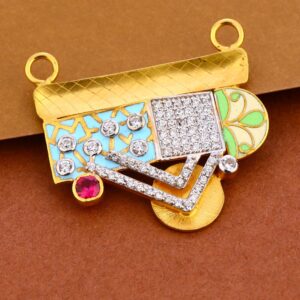 916 gold ladies exclusive mangalsutra pendant  mp381