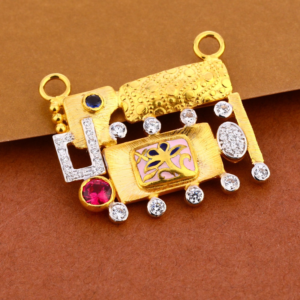 916 gold ladies delicate mangalsutra pendant  mp380