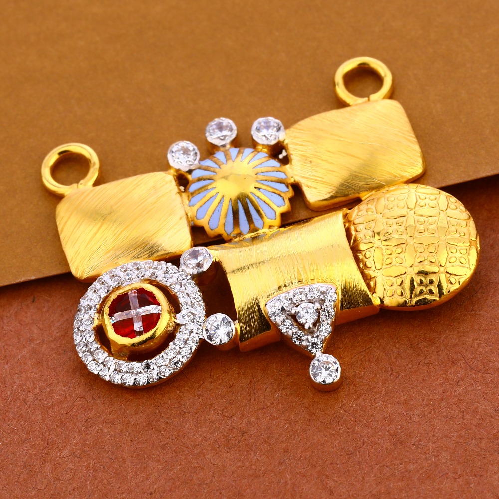 916 Gold Ladies mangalsutra pendant  MP377