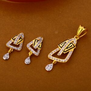 22CT Gold Gorgeous Ladies Pendant Set FPS301