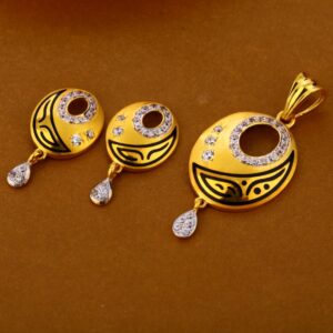 22CT Gold Ladies Pendant Set FPS295